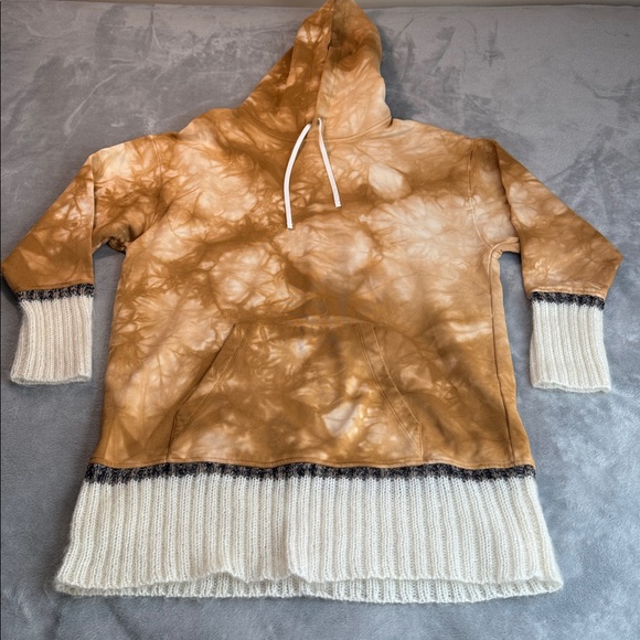 NWOT 3.1 Phillip Lim Mohair-Trim Tie-Dye Hoodie Size Medium - Picture 8 of 17